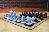 Chess Board + Chess pieces 3D Printed