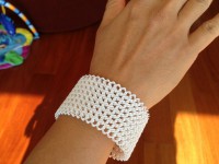 White full frame Bracelet 3D printed